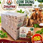 Dhupan Natural Dhoop Cone – Cow Dung with Gugal & Kapoor | Pack of 12 Boxes